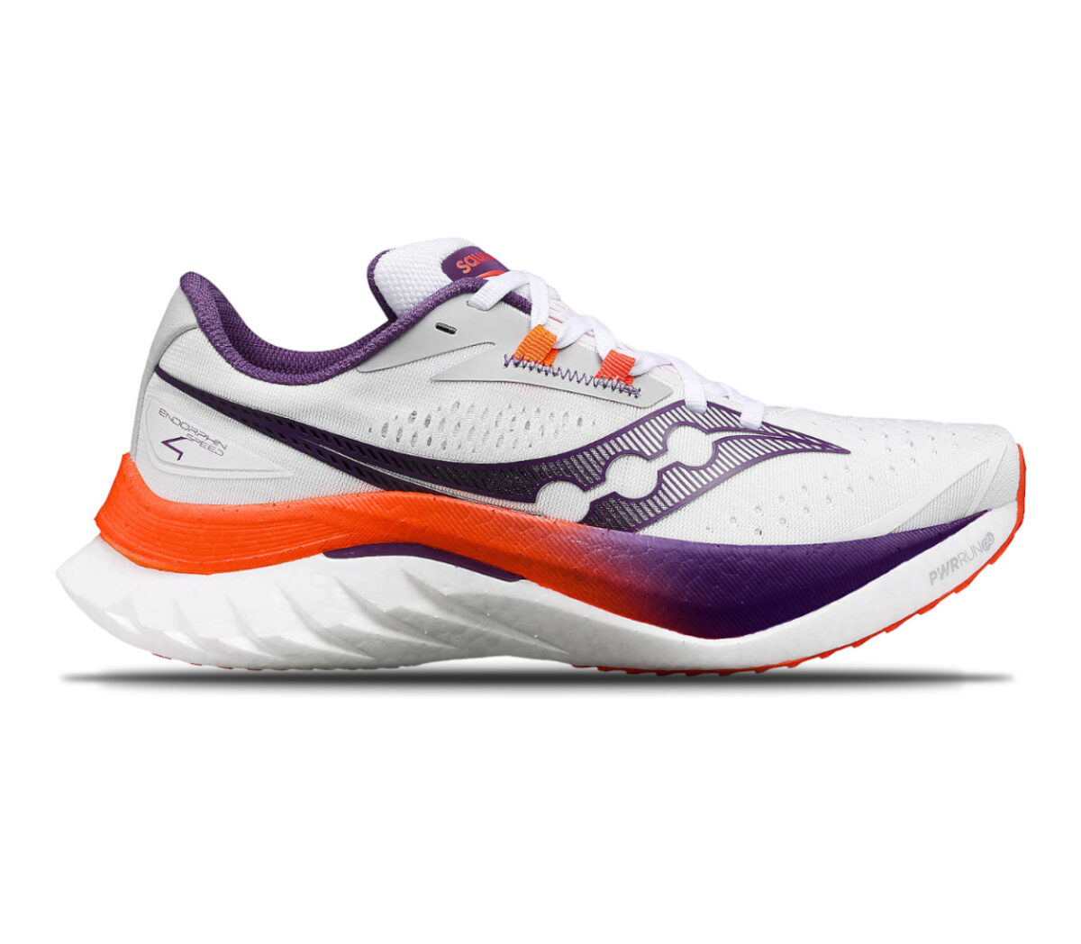 Scarpa Saucony Endorphin Speed 4 donna bianca arancione