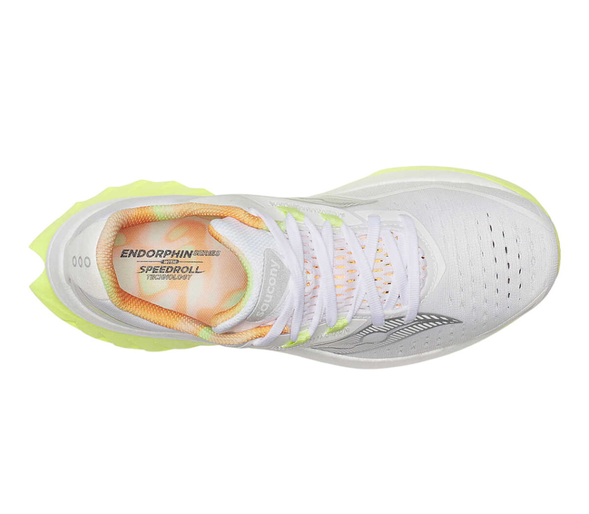 Tomaia Scarpa Saucony Endorphine Speed 4 donna gialla bianca