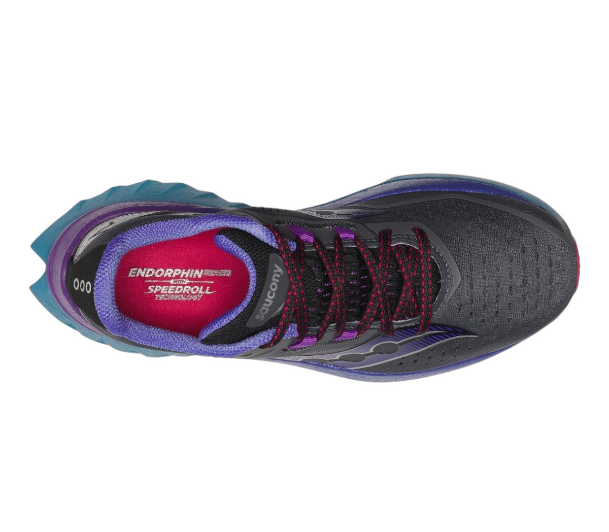 Tomaia Scarpa Saucony Endorphine Speed 4 donna grigia viola