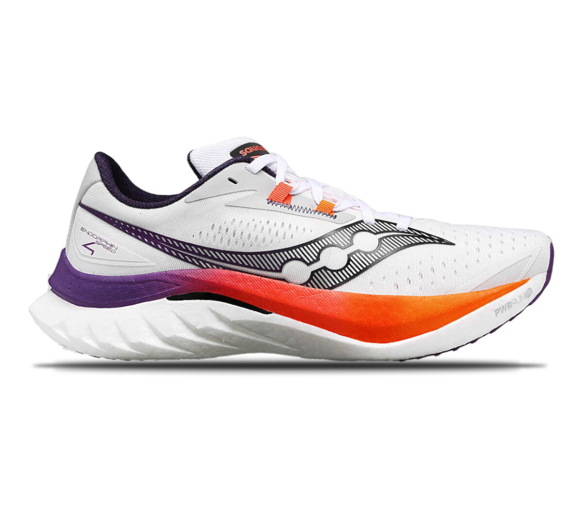 Scarpa Saucony Endorphin Speed 4 uomo bianca arancione