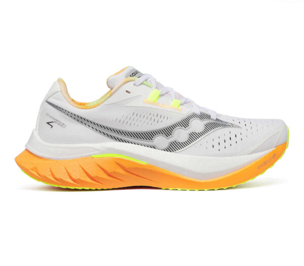 Scarpa Saucony Endorphin Speed 4 uomo bianca arancione