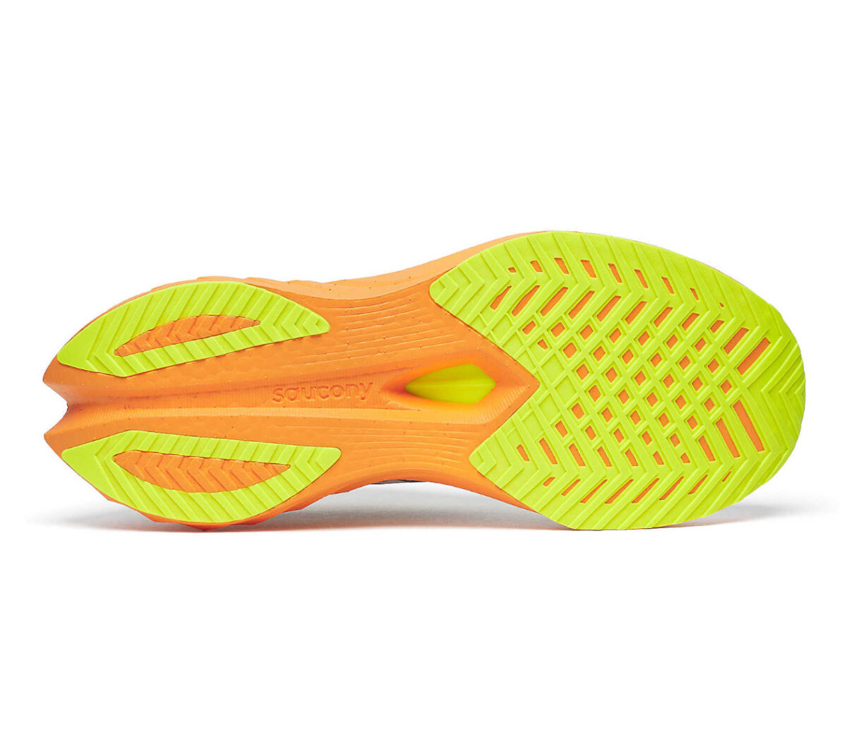 Suola Scarpa Saucony Endorphin Speed 4 uomo bianca arancione