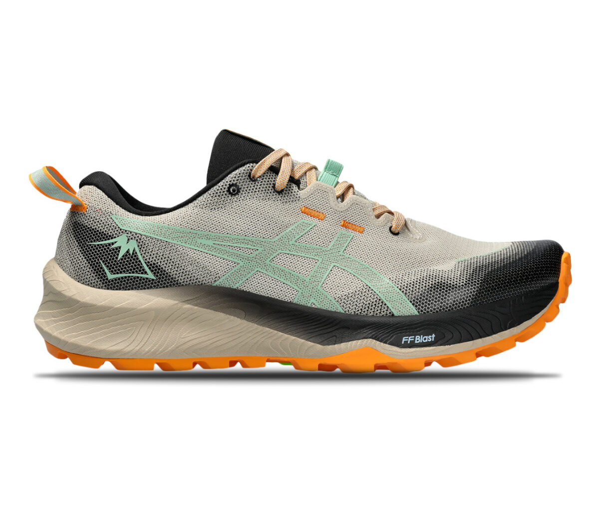 Scarpa Asics Gel Trabuco 12 uomo grigia arancione