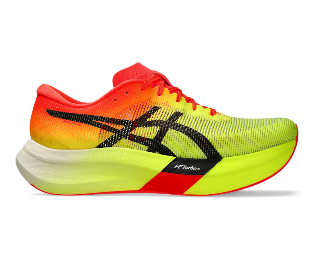 Scarpa Asics Metaspeed SKy Paris unisex arancione gialla