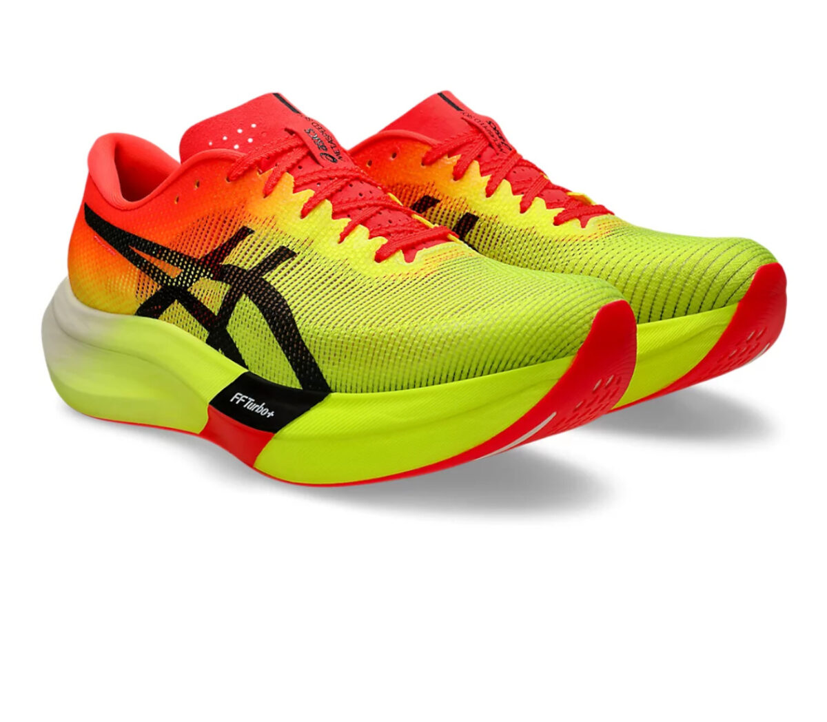 Coppia Scarpa Asics Metaspeed SKy Paris unisex arancione gialla