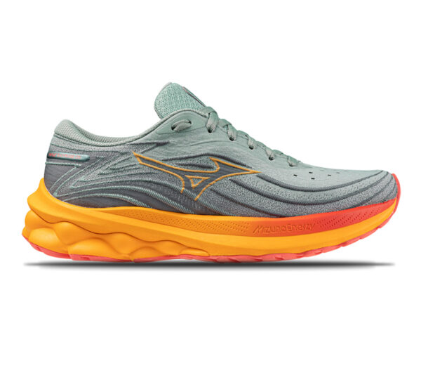 Scarpa Mizuno Wave Skyrise 5 donna grigio arancione