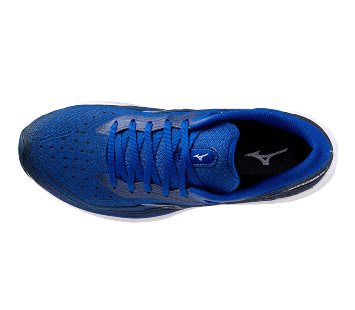 Tomaia Scarpa Mizuno Wave Skyrise 5 uomo blu