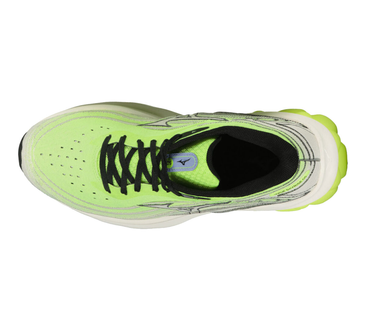 Tomaia Scarpa Mizuno Wave Skyrise 5 uomo gialla