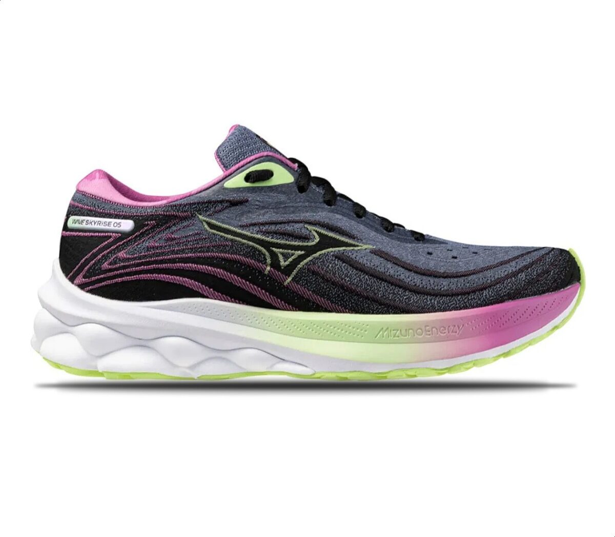Scarpa Mizuno Wave Skyrise 5 uomo Wild wind black rosebud