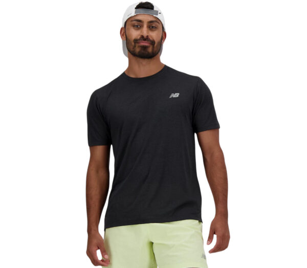 Maglia New Balance Athletics t-shirt uomo nera
