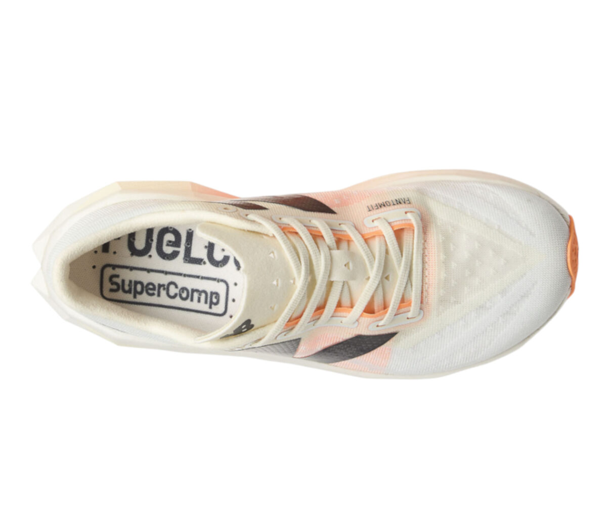 Tomaia Scarpa New Balance Feulcell Supercomp Elite v4 donna bianca arancione