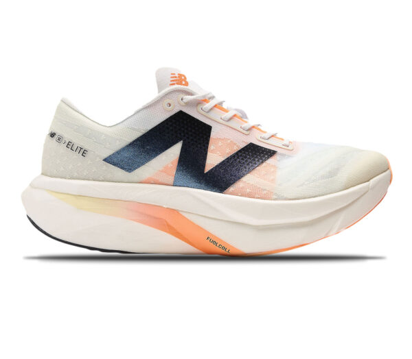 Scarpa New Balance Feulcell Supercomp Elite v4 uomo bianca arancione