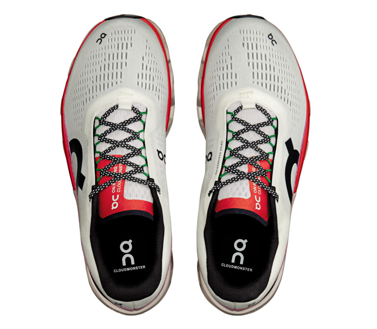 Tomaia Scarpa On Cloudmonster 2 uomo Ivory silver