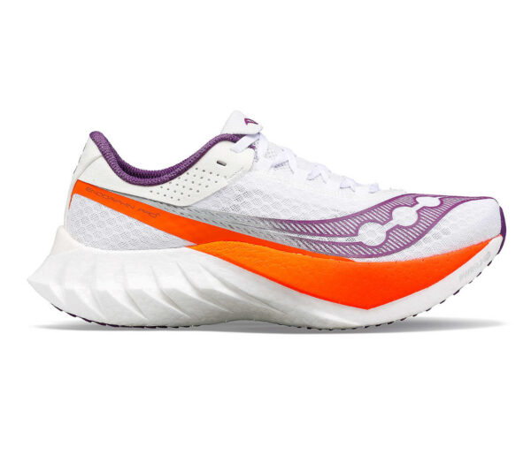 Scarpa saucony endorphin pro 4 donna bianca arancione