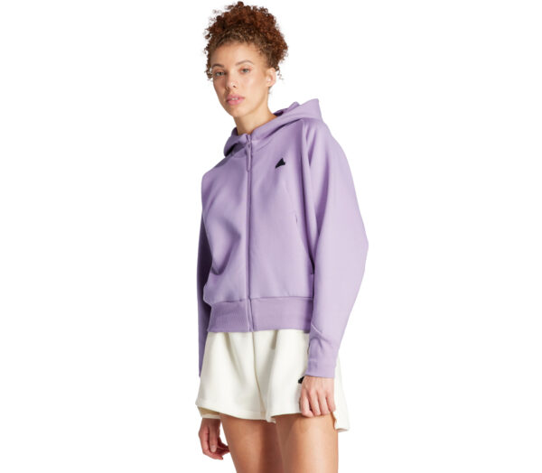 Felpa Adidas ZNE full zip donna lilla