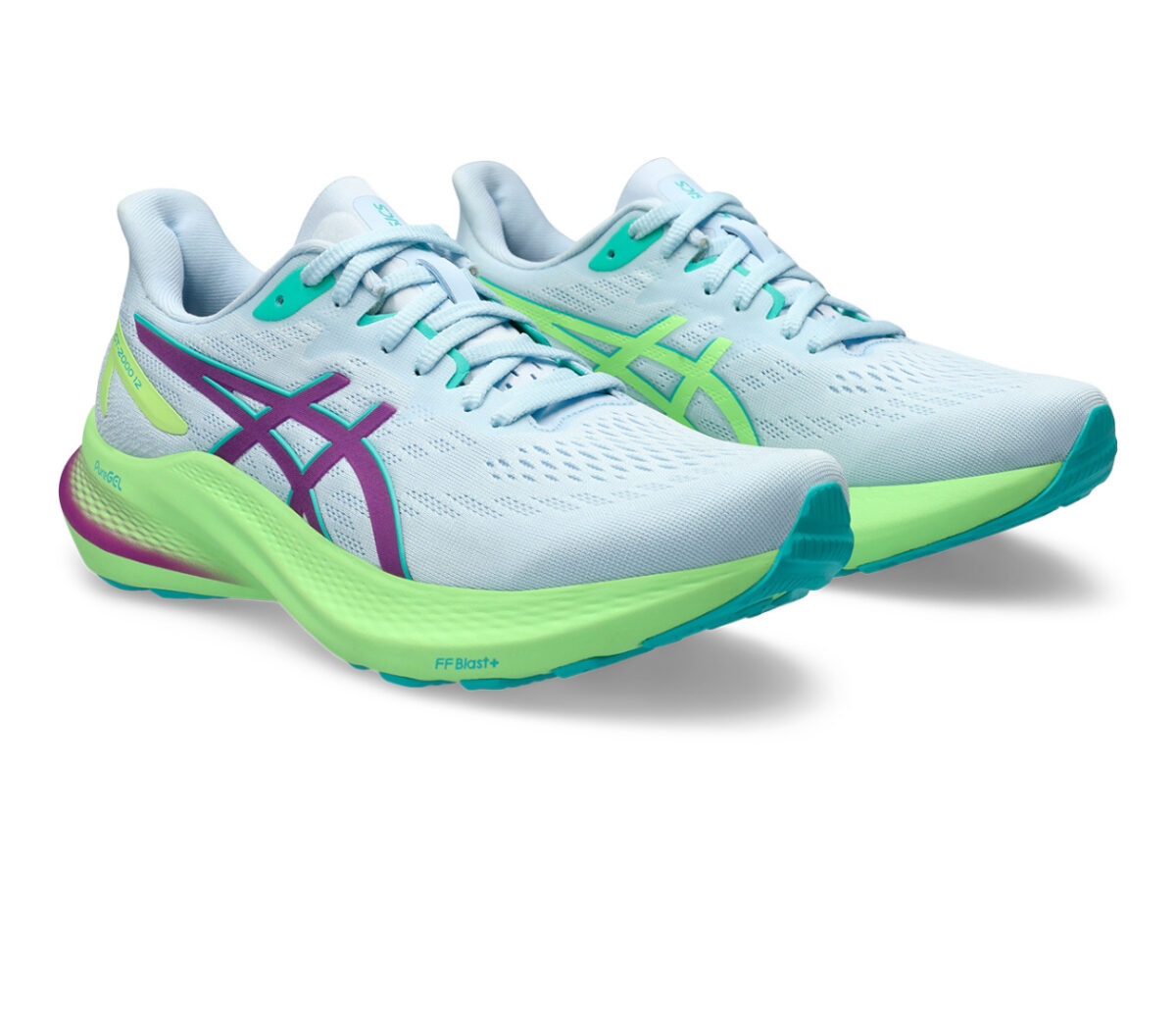 Coppia Scarpa Asics GT 2000 12 Lite Show donna verde