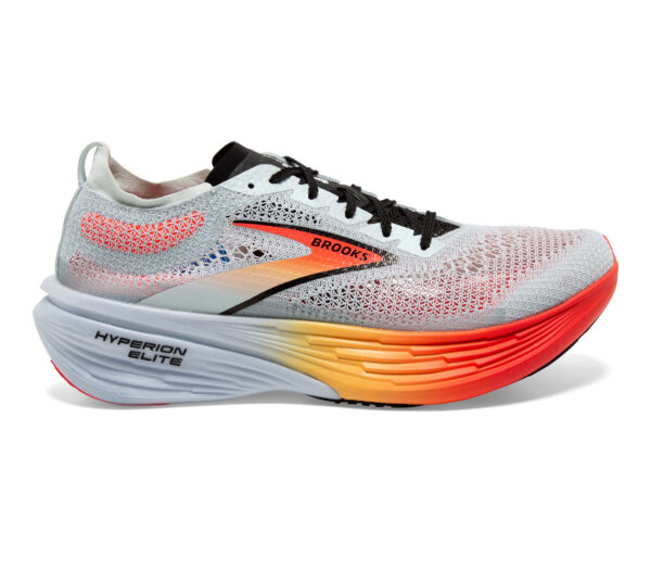 Scarpa Brooks Hyperion Elite 4 unisex bianca arancione