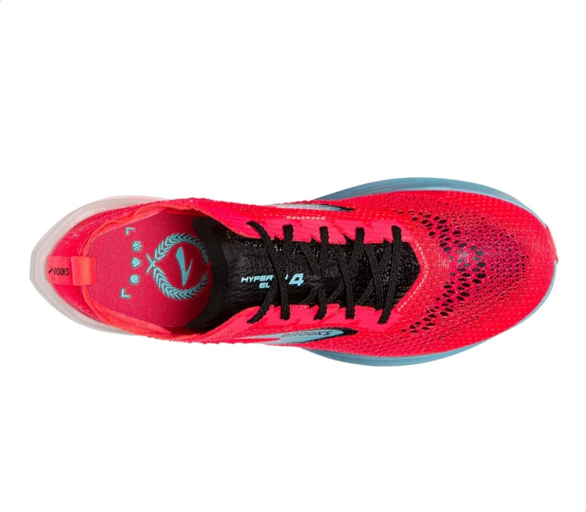 Tomaia Scarpa Brooks Hyperion ELite 4 unisex rossa celeste