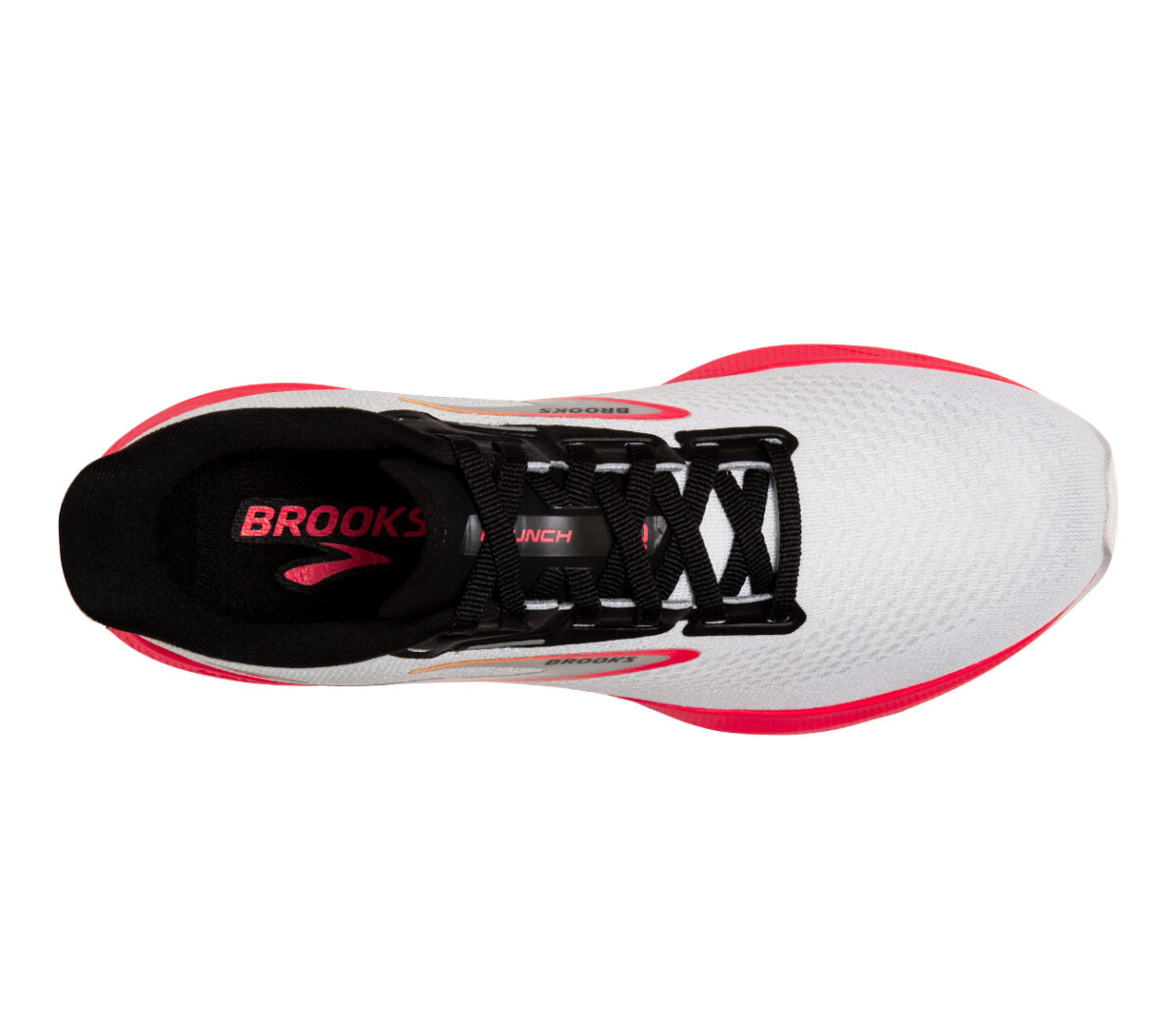 Tomaia Scarpa Brooks launch 10 uomo rossa bianca