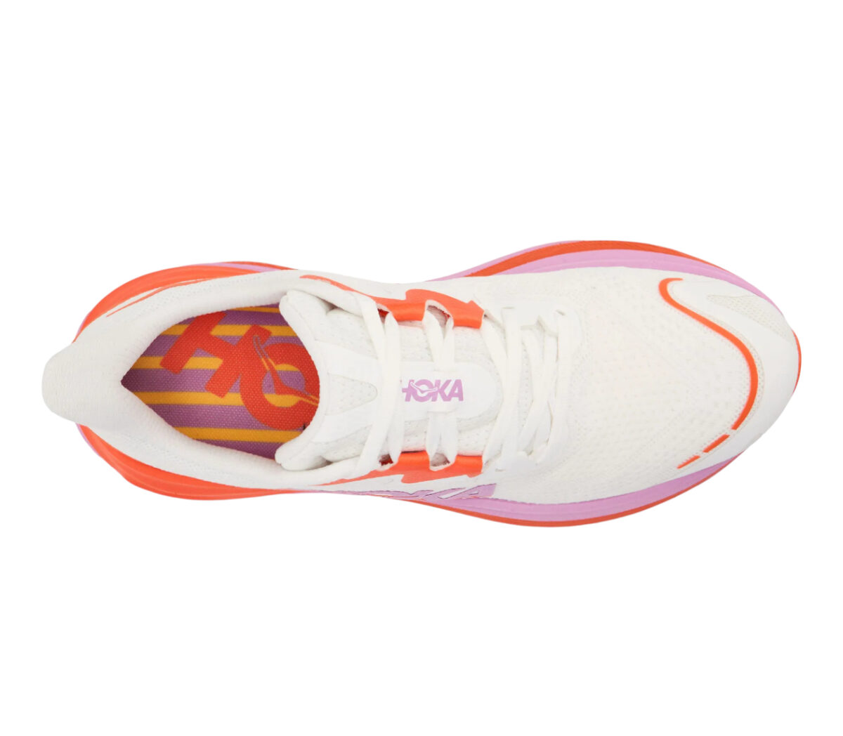 Tomaia Scarpa Hoka Skyward X uomo bianca rosa