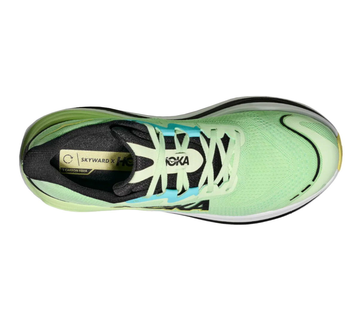 Tomaia Scarpa Hoka Skyward X uomo luna moth black