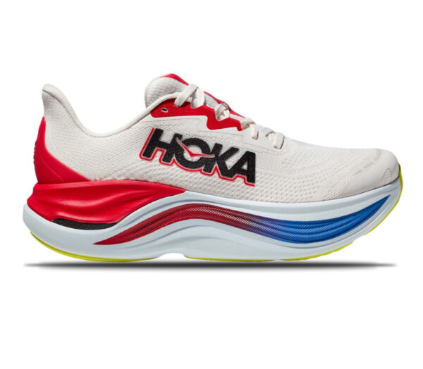 Scarpa Hoka Skyward X uomo bianca rossa