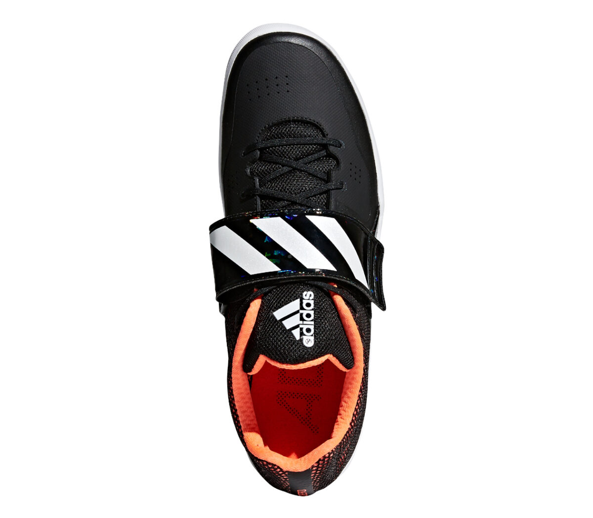 Tomaia Scarpa Adidas Adistar Discus/Hammer unisex nera arancione