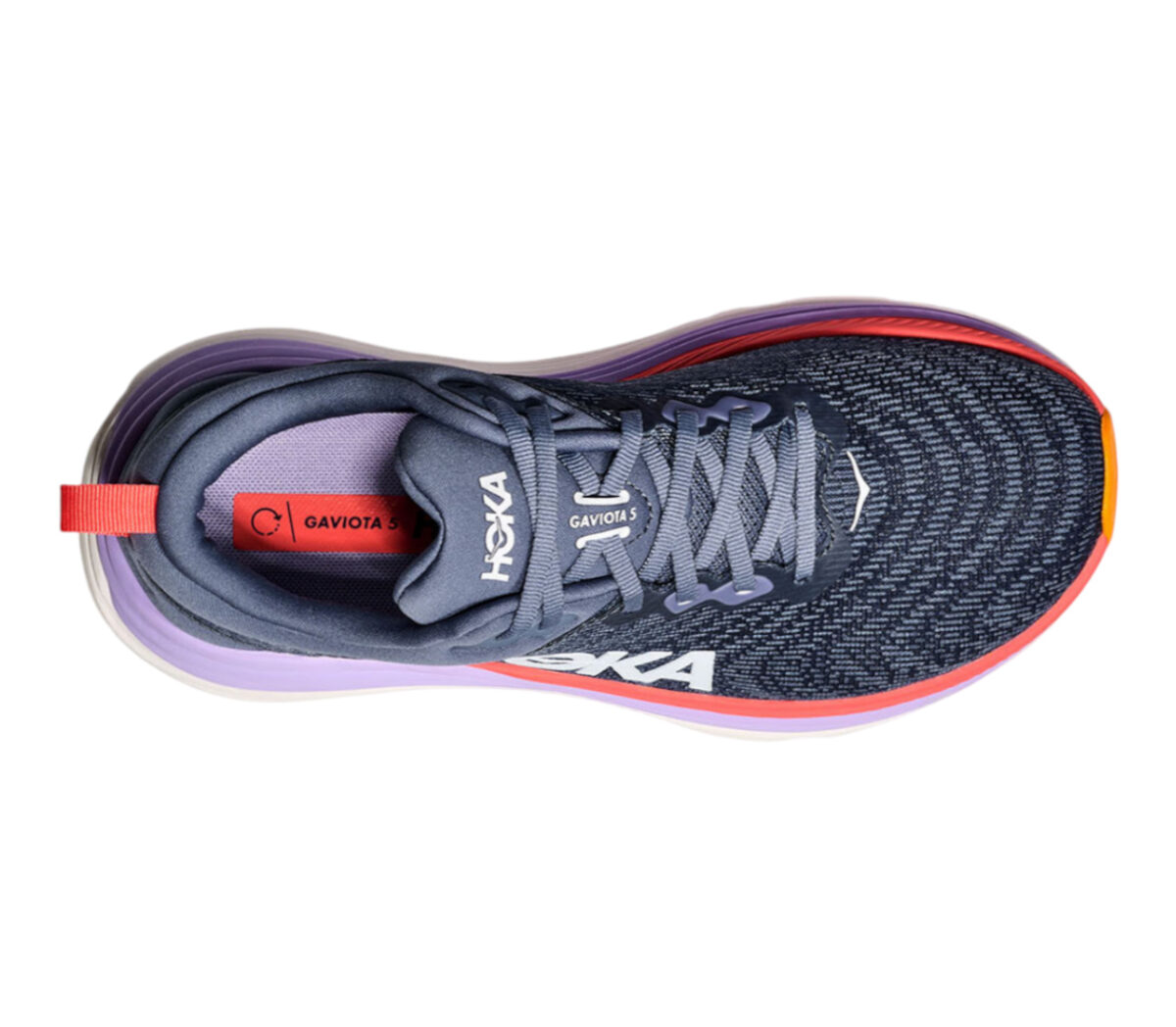 Tomaia Scarpa Hoka Gaviota 5 donna anchor grapefruit