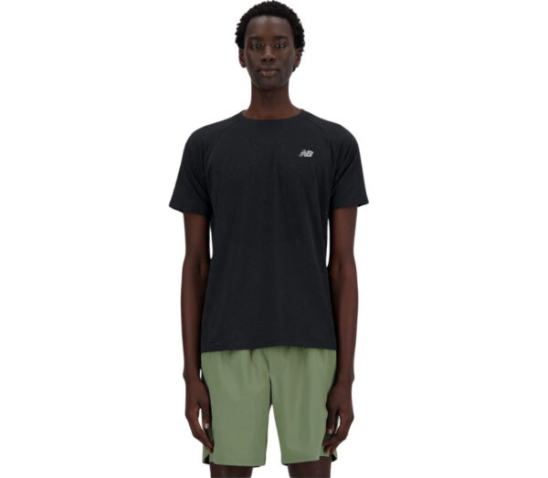T-shirt New Balance Knit t-shirt uomo nera