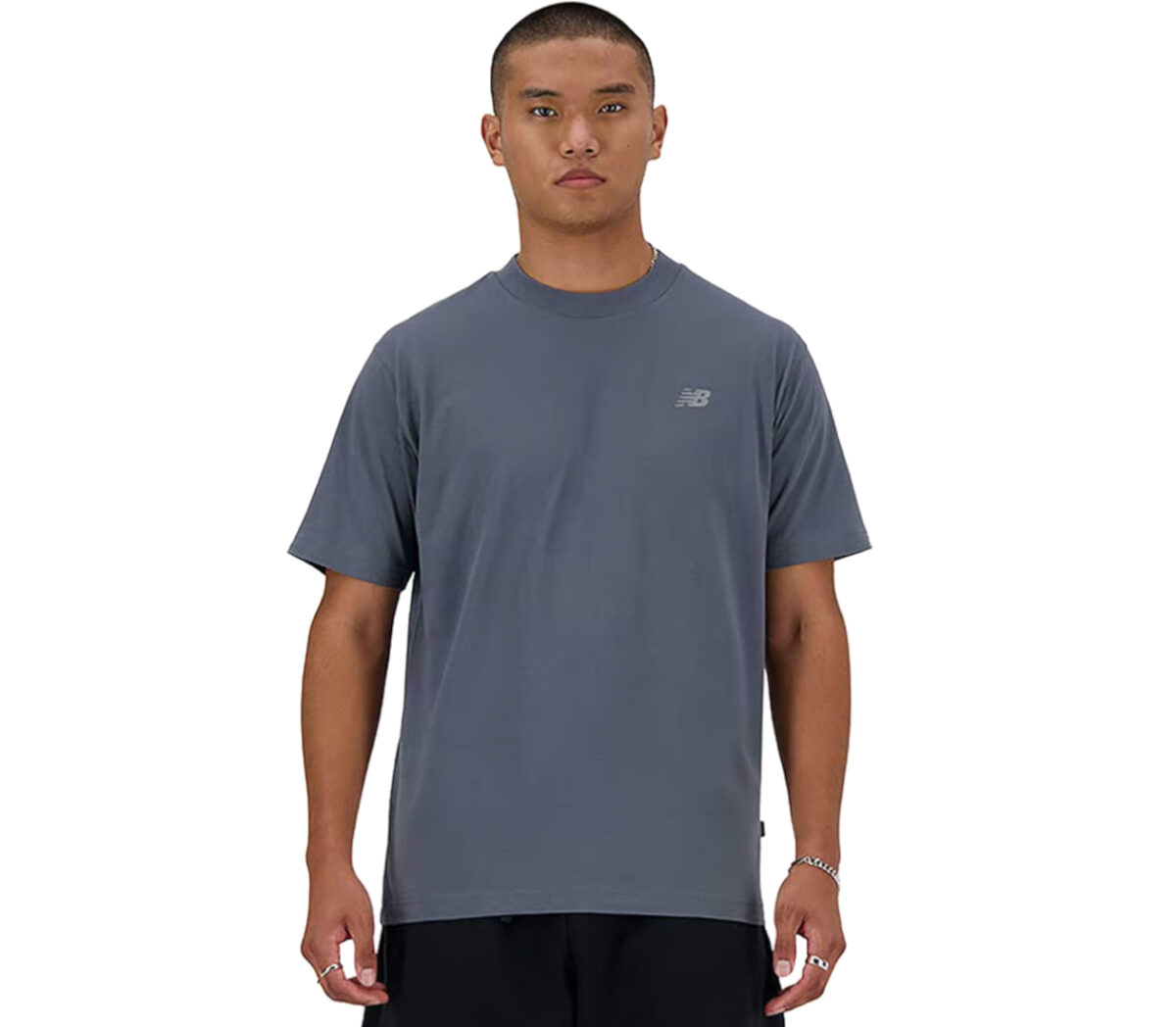 Maglia New Balance Logo Relaxed uomo grigio scuro