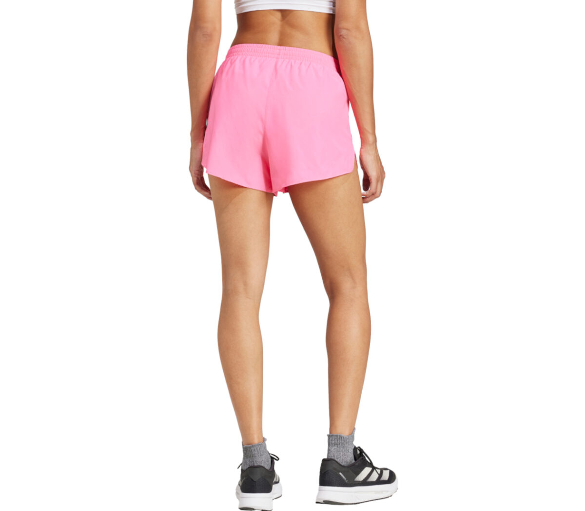 Dietro Pantaloncino Adidas Adizero E Short donna rosa