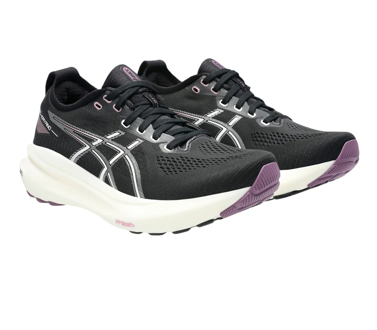 Coppia Scarpa Asics Gel-Kayano 31 donna Black Pure Silver