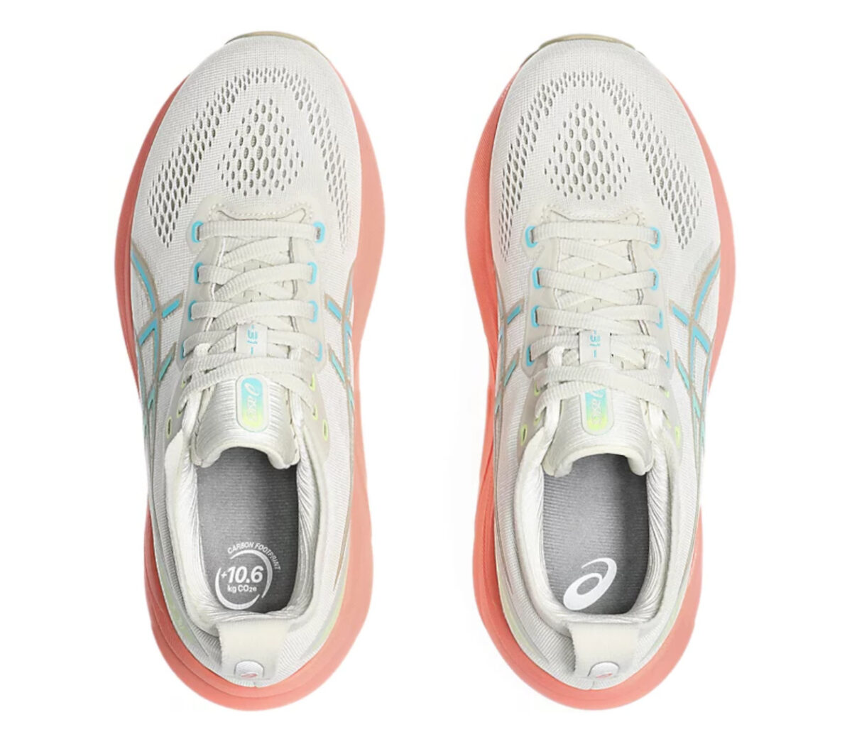 Tomaia Scarpa Asics Gel-Kayano 31 donna Birch/Energy Aqua