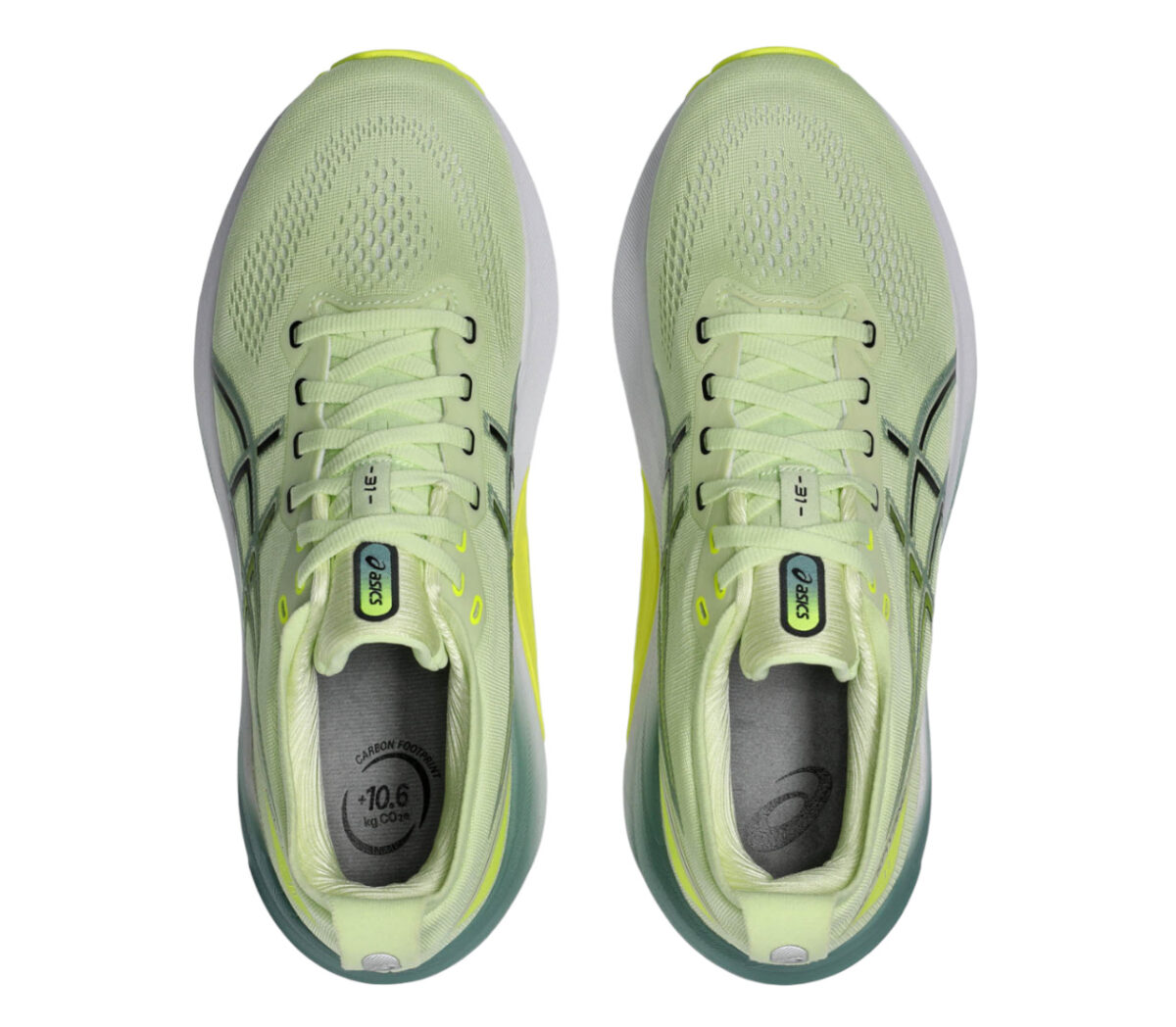 Tomaia Scarpa Asics Gel-Kayano 31 uomo gialla