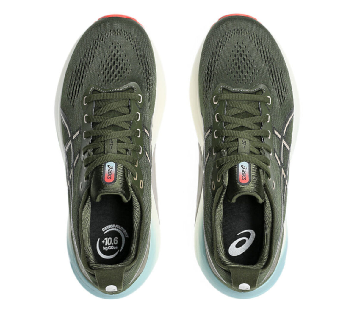 Tomaia Scarpa Gel Kayano 31 uomo verde militare