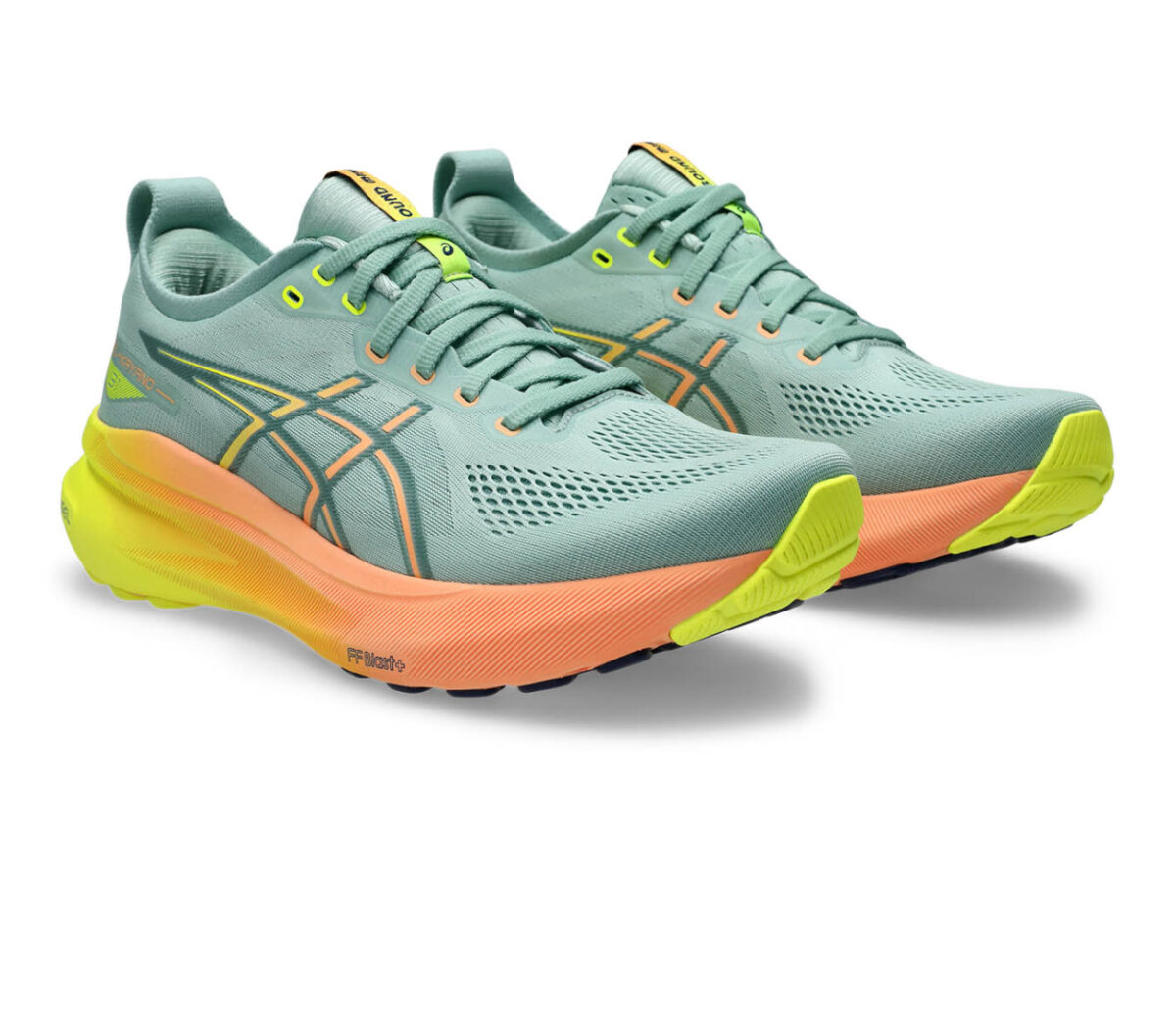 Coppia Scarpa Asics Gel-kayano 31 uomo verde arancione