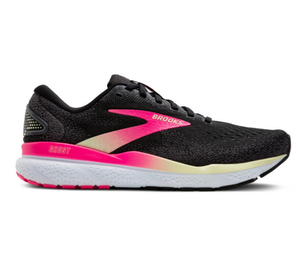 Scarpa Brooks Ghost 16 donna nera e rosa