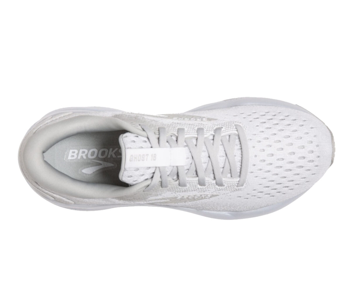 Tomaia Scarpa Brooks Ghost 16 donna White White Grey