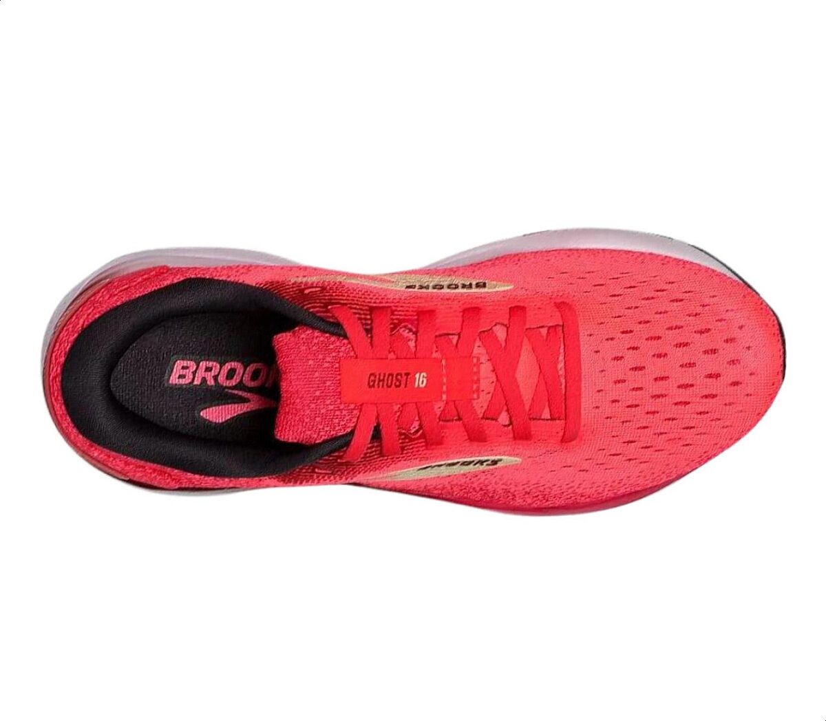 Tomaia Scarpa Brooks Ghost 16 donna rossa
