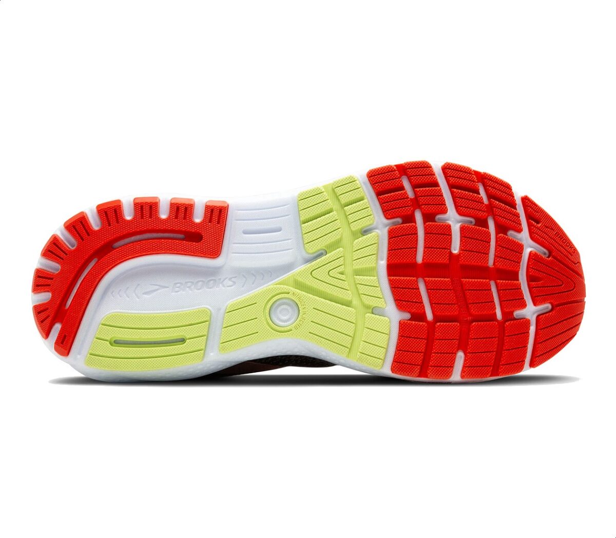 Suola Scarpa Brooks Ghost 16 uomo nera arancione