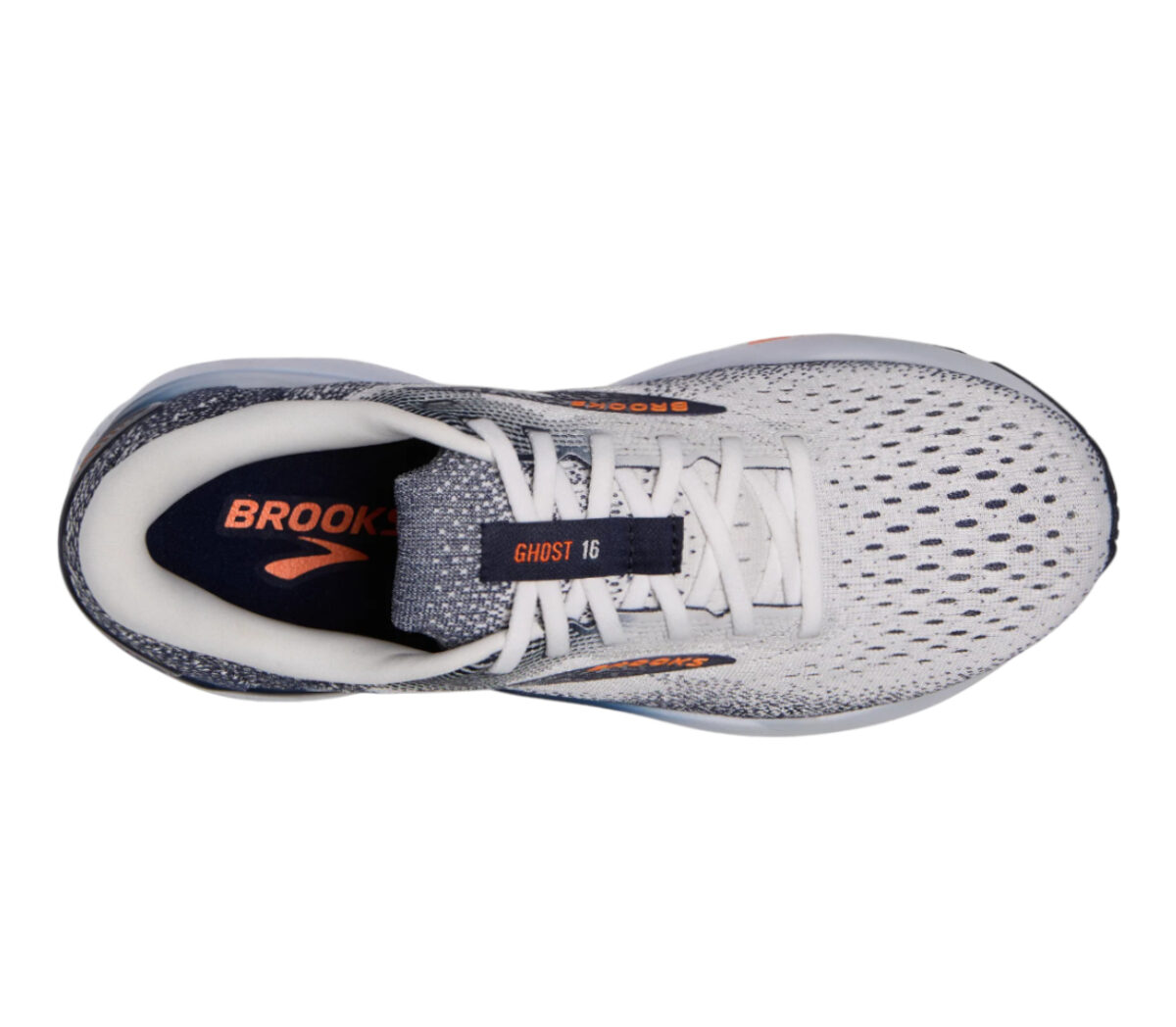 Tomaia Scarpa Brooks Ghost 16 uomo grigia