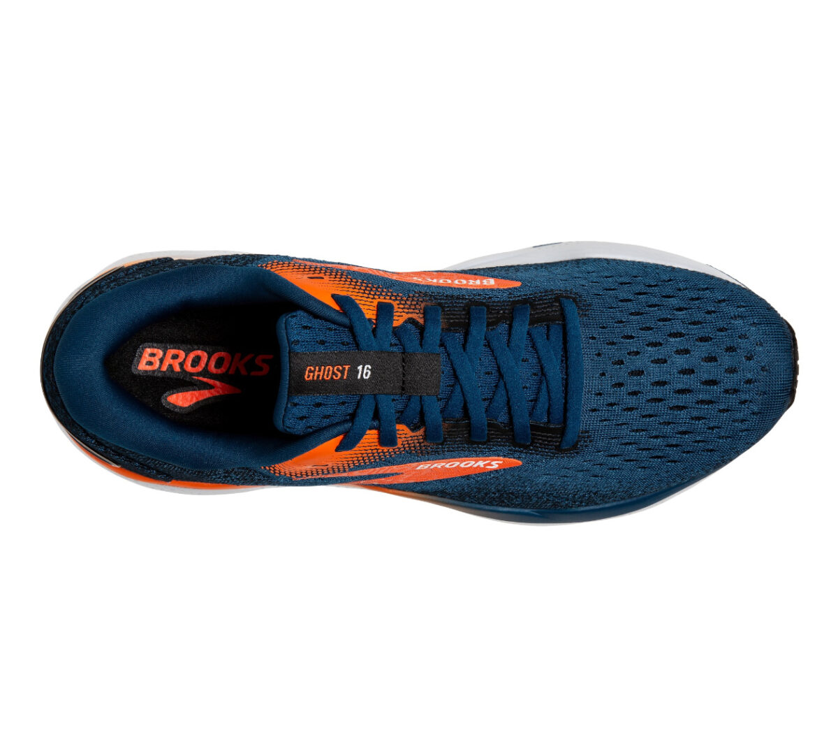 Tomaia Scarpa Brooks Ghost 16 uomo blu arancione