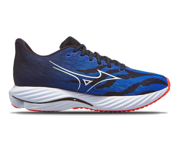 Scarpa Mizuno Rider 28 uomo ignition red white baseball blue