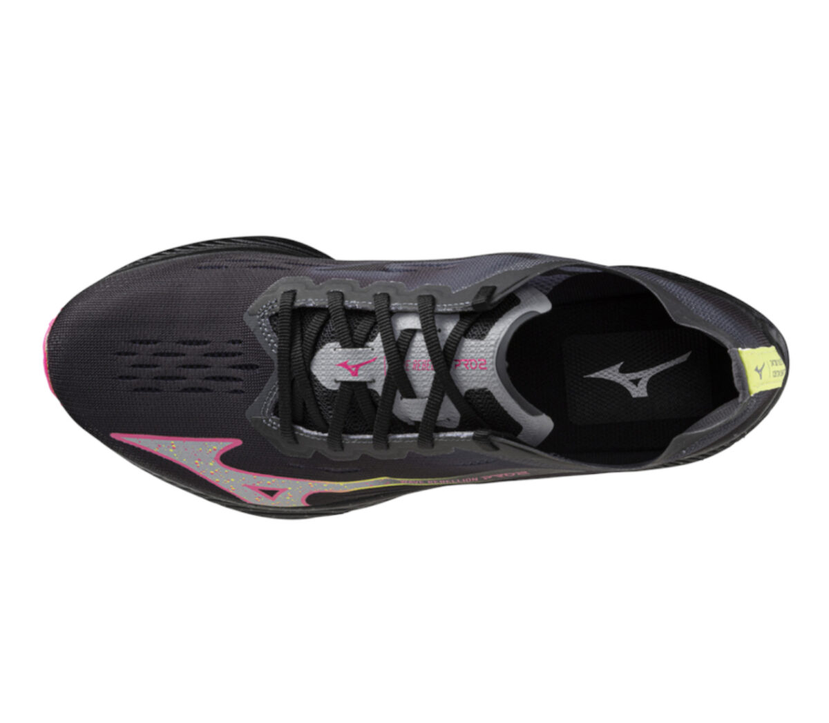 Tomaia Scarpa Mizuno Wave Rebellion Pro 2 uomo nera rossa