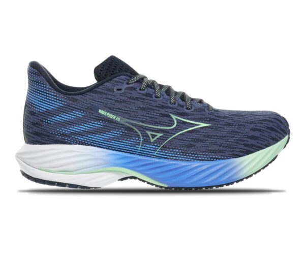 Scarpa Mizuno Wave Rider 28 uomo blu verde