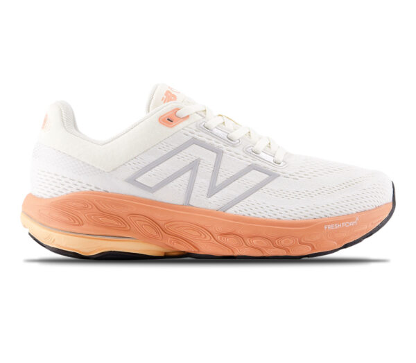 Scarpa New Balance Fresh Foam 860 v14 donna bianca arancione