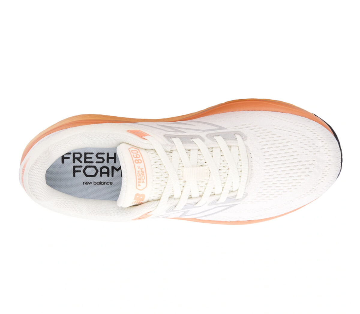 Tomaia Scarpa New Balance Fresh Foam 860 v14 donna bianca arancione