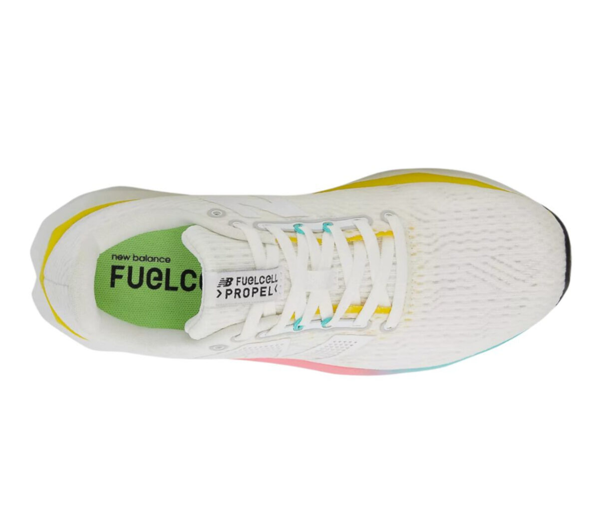 Tomaia Scarpa New Balance FuelCell Propel v5 donna bianca