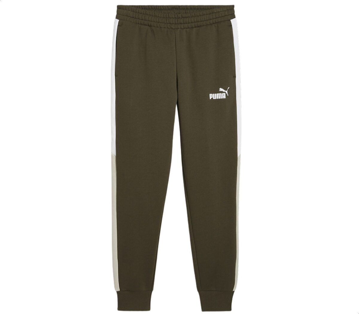 Pantalone Puma POWER Colorblock Sweatpants uomo marrone