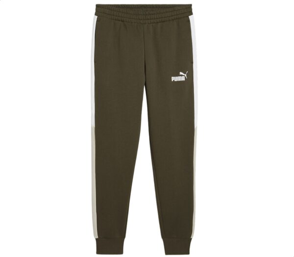 Pantalone Puma POWER Colorblock Sweatpants uomo marrone